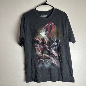 Old Navy Captain America Iron Man Shirt Size Large Unisex